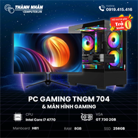 PC Gaming TNGM 504/704 Intel Core i5 4570/ i7 4770 - Ram 8GB - SSD 256GB + Vga GT 730 2Gb ) Like New